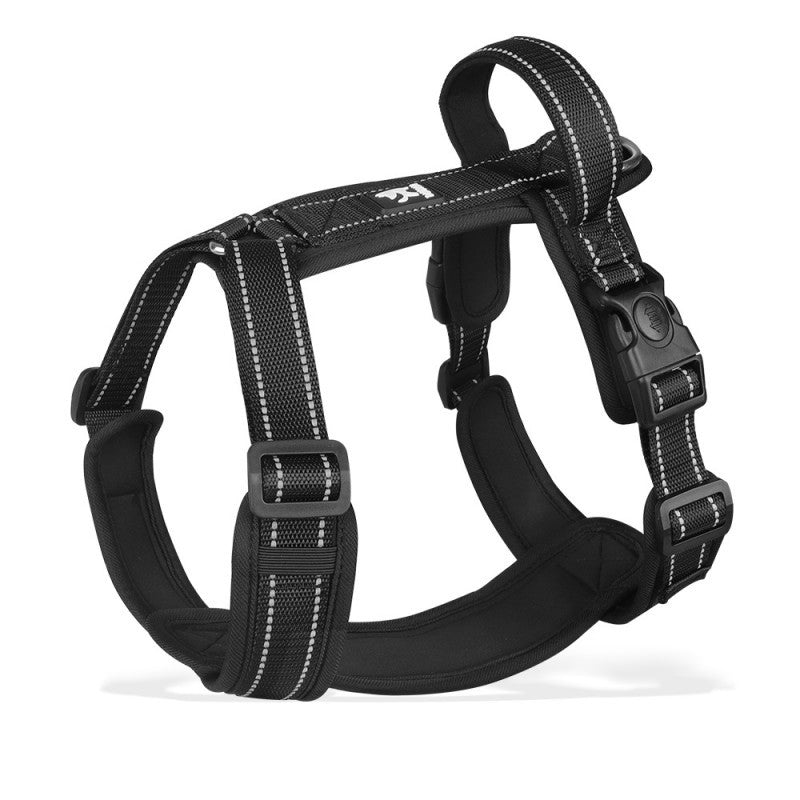 Harnais chien ergonomique pratique noir