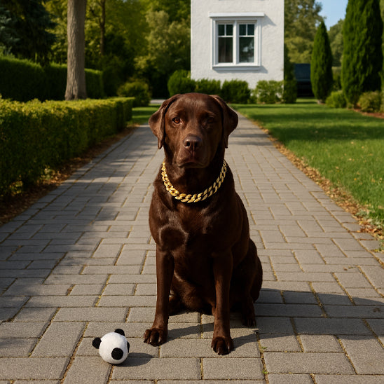 Collier chien | chaine en plastique ABS résistante