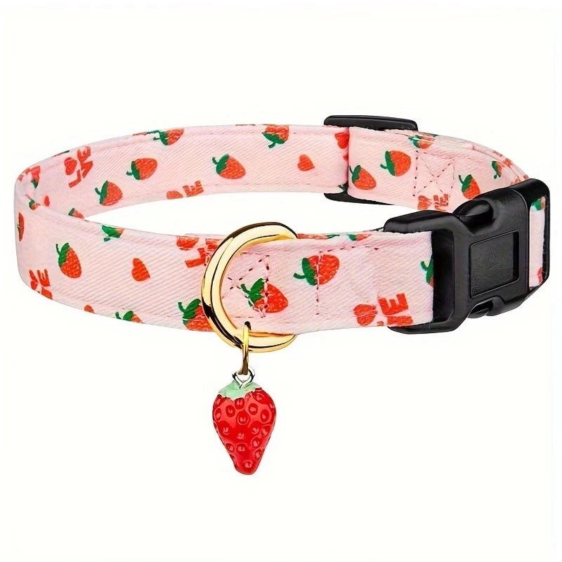 Collier chien | Motif de fruits juteux