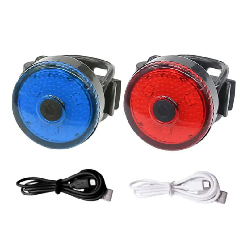 Collier lumineux lot duo rouge bleu