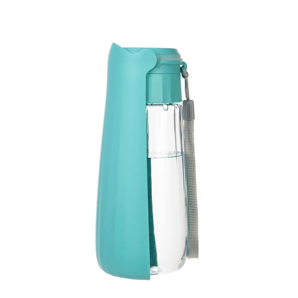 Gourde pour chien bouteille anti-fuite bleu
