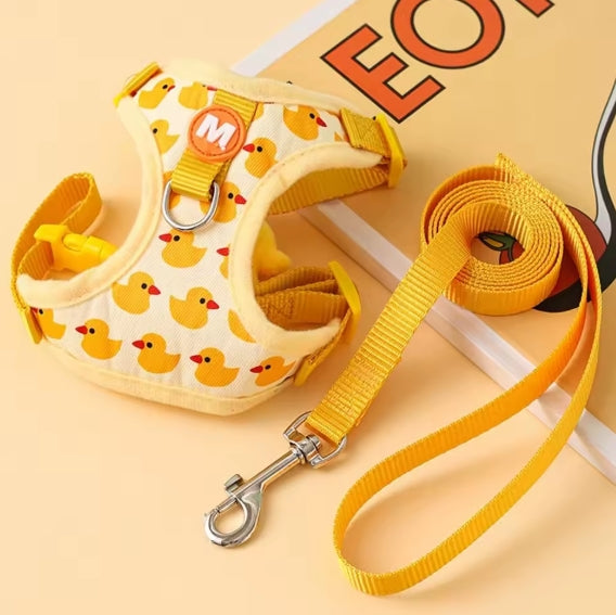 Harnais pour chien motif canard modèle