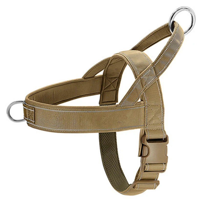 Harnais chien support 4 saisons tactique beige kaki