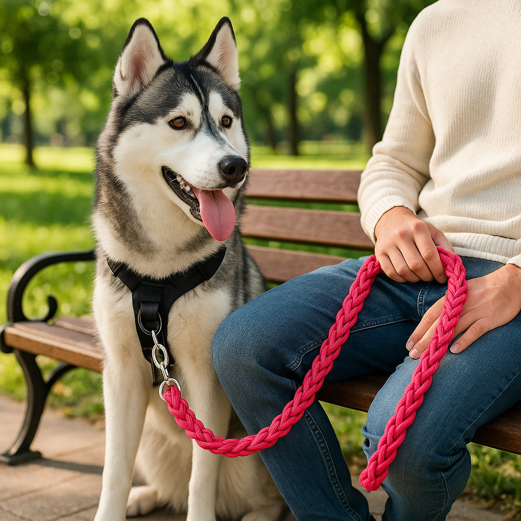 Laisse pour chien | Montagnard (couleur unie)