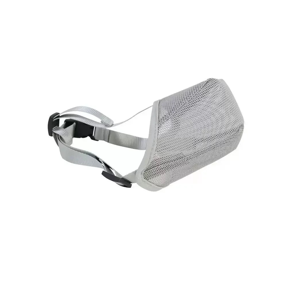 Museliere pour chien grande taille maille démo gris