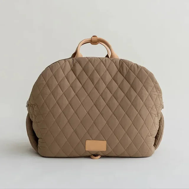 Sac transport luxe confort modele brun