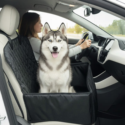 Siège auto pour chien hamac étanche husky