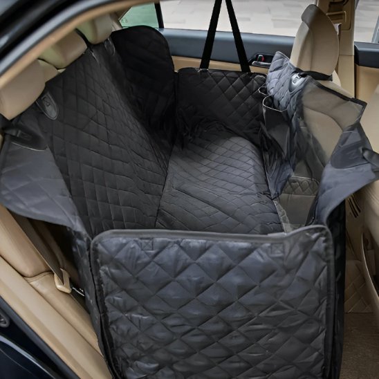 Housse voiture chien sans chien ferme