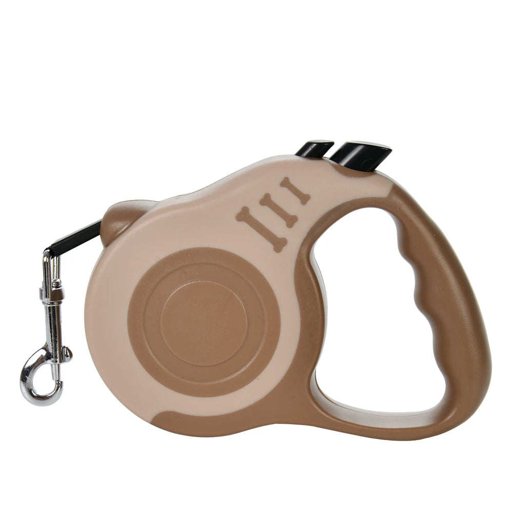 Laisse pour chien voyage plein air brun