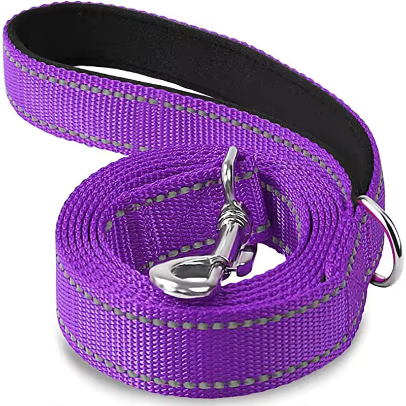 Laisse pour chien | Réfléchissante et résistante (couleurs foncées)