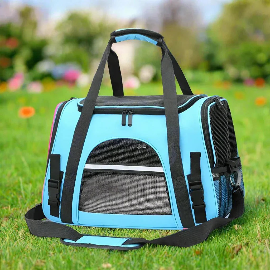 Sac de Transport pour Chien - DogCarrierBag™ - Bleu - Boutique Canine Frida