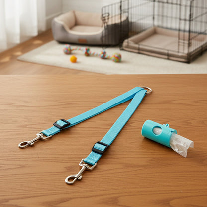 Accouple chien | Réglable en nylon - pâle
