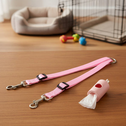 Accouple chien | Réglable en nylon - pâle