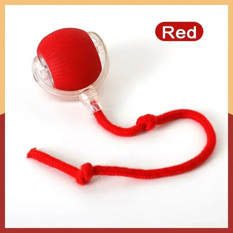 Balle chien électrique rechargeable rouge