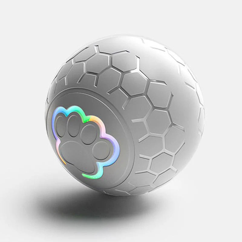 Balle pour chien électronique LED gris