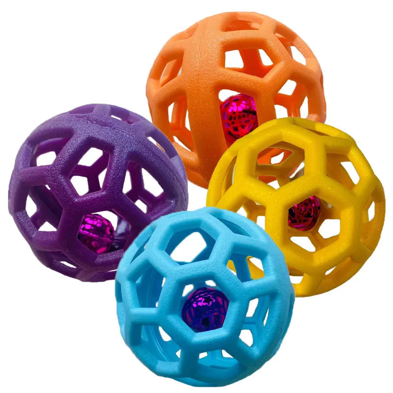 Balle pour chien interactive cloche 4 modèles
