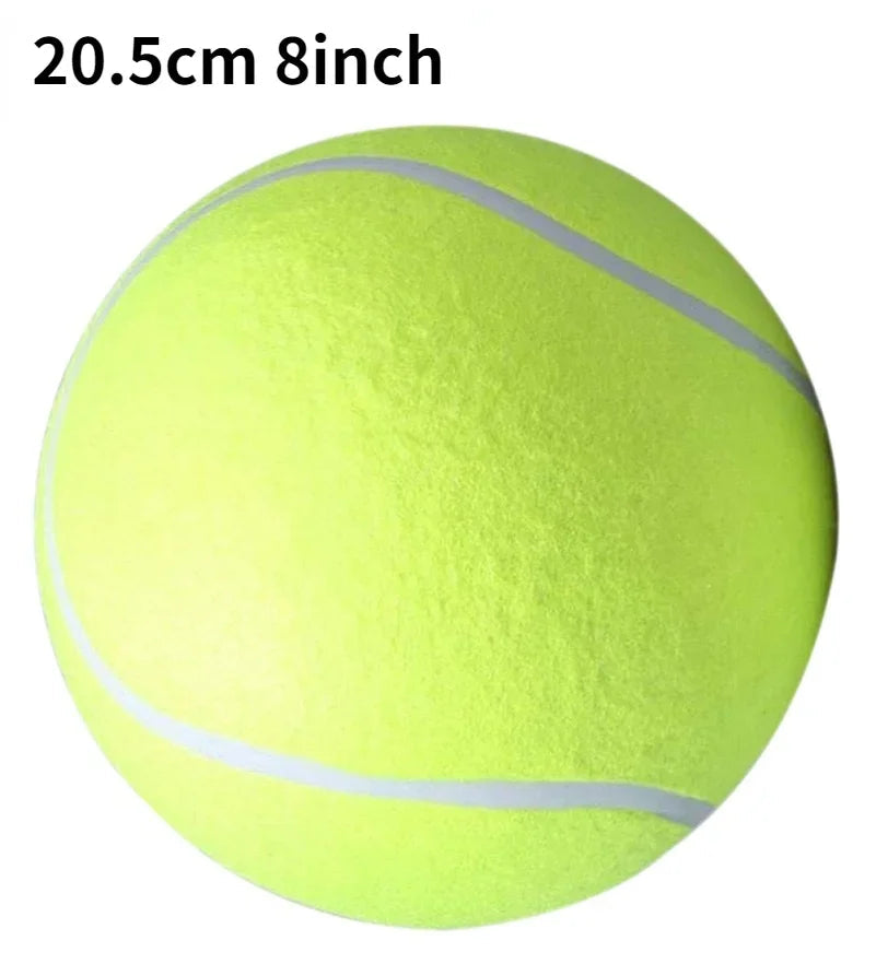 Balle pour chien tennis géante médium