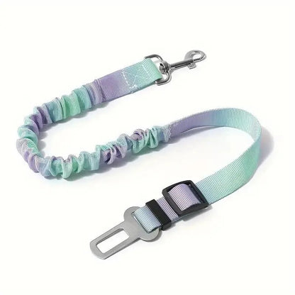 Ceinture de sécurité pour chien | Couleur Arc - en - ciel - Chien globe - trotteur