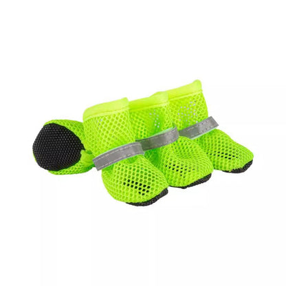 Chaussures pour chien confortable petites tailles vert2