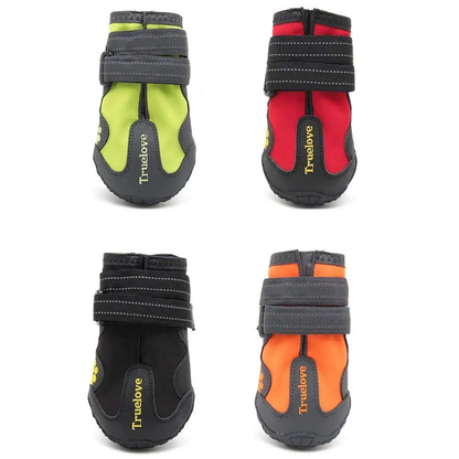 Chaussure chien imperméable réfléchissante 4 couleurs