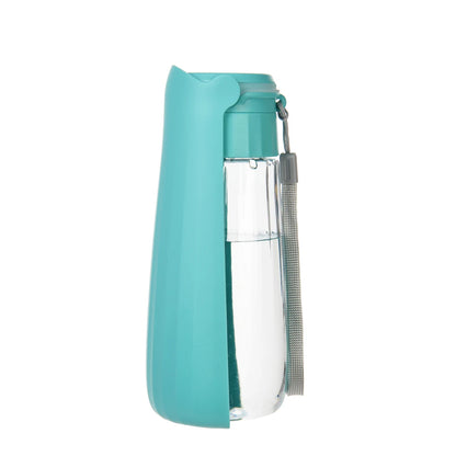 Gourde pour chien bouteille anti-fuite bleu