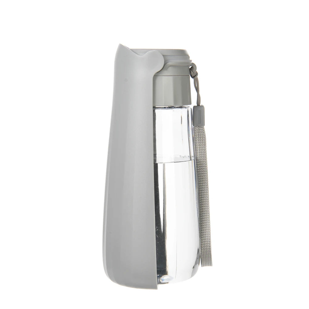Gourde pour chien bouteille anti-fuite gris