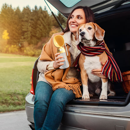Gourde pour chien collation parc cocker voiture