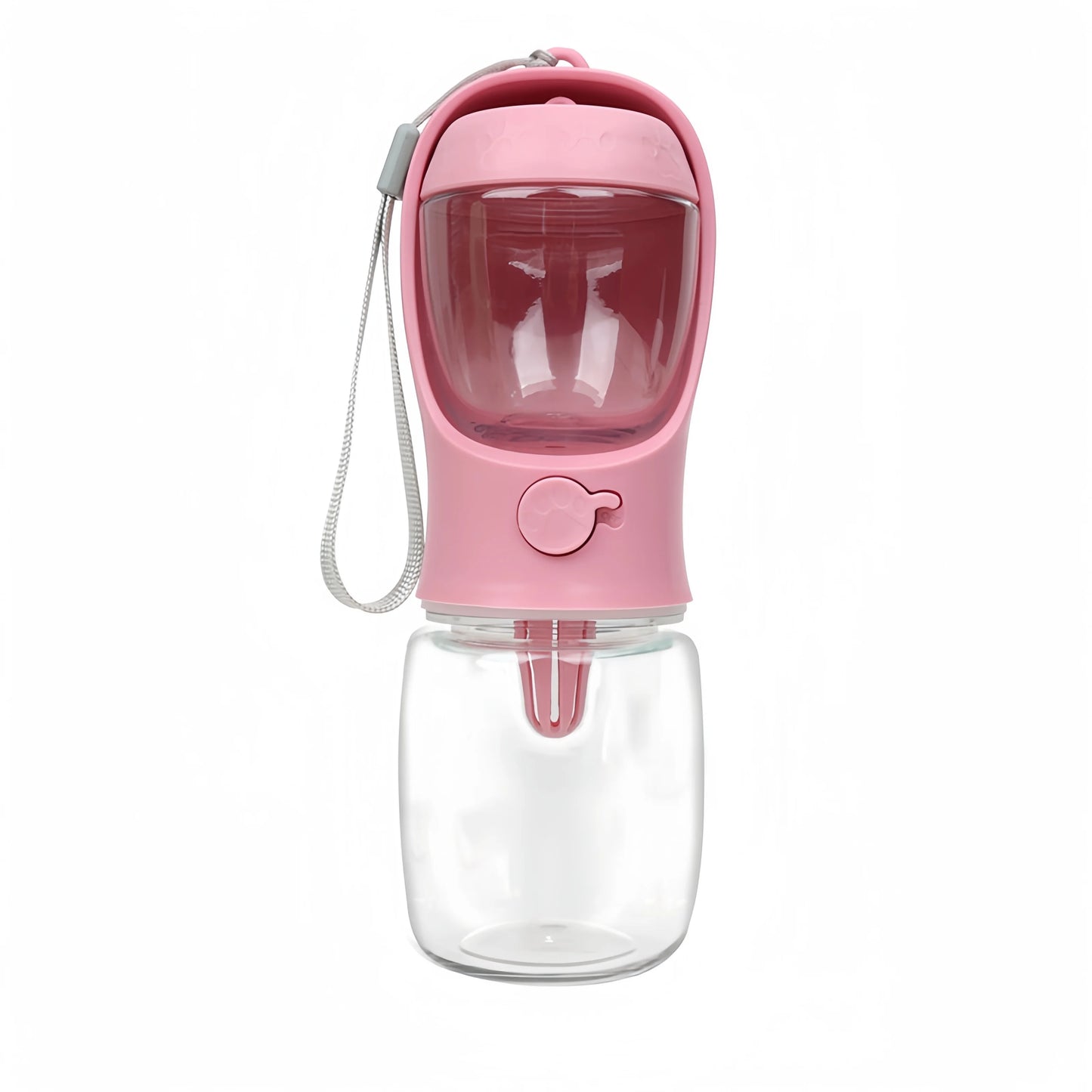 Gourde pour chien stockage nourriture rose