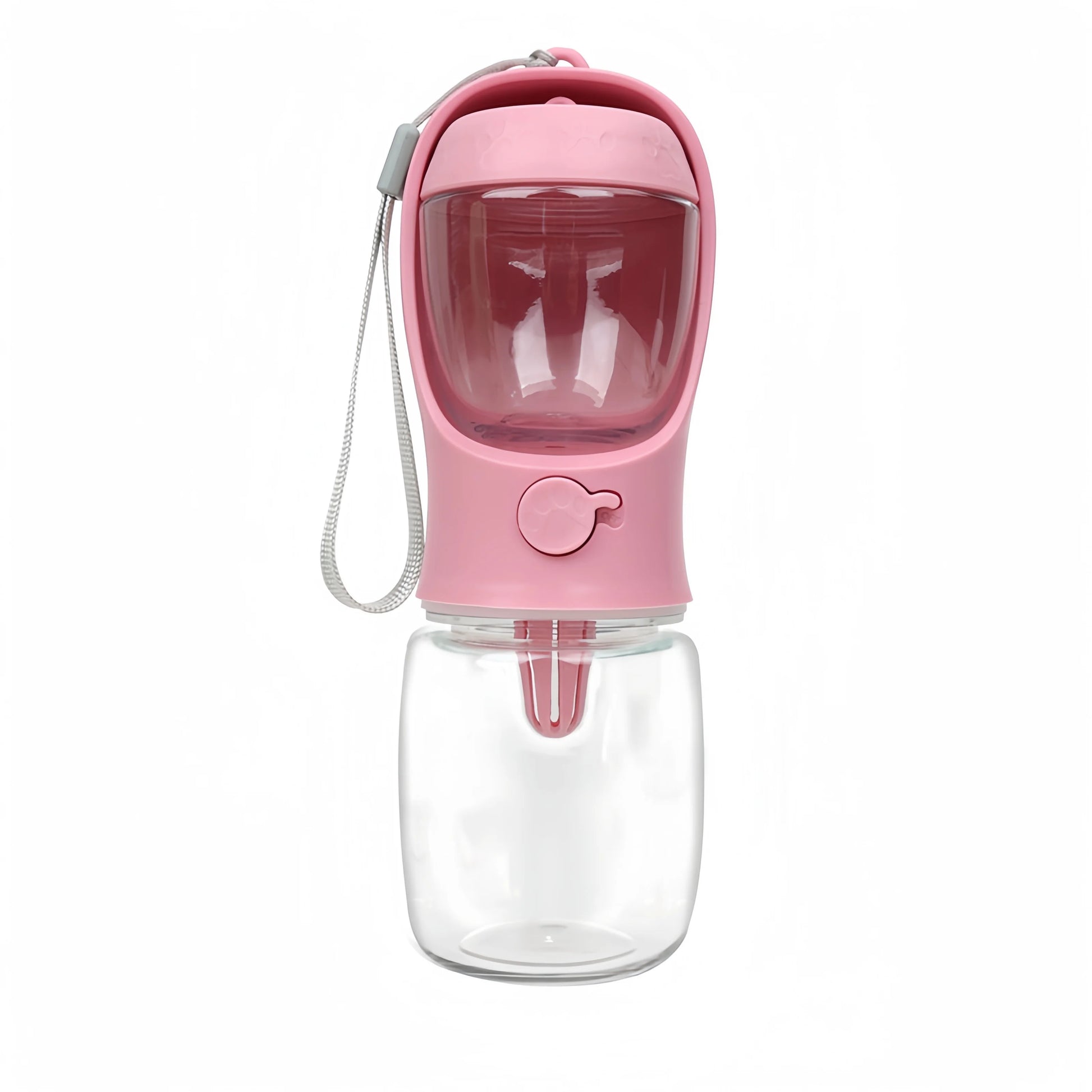 Gourde pour chien stockage nourriture rose
