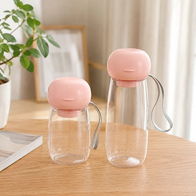 Gourdes pour chien | Gobelet avec cordon - rose