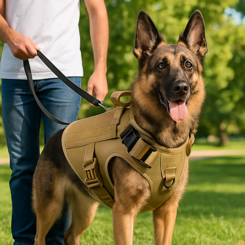 Harnais chien | Tactique et ajustable
