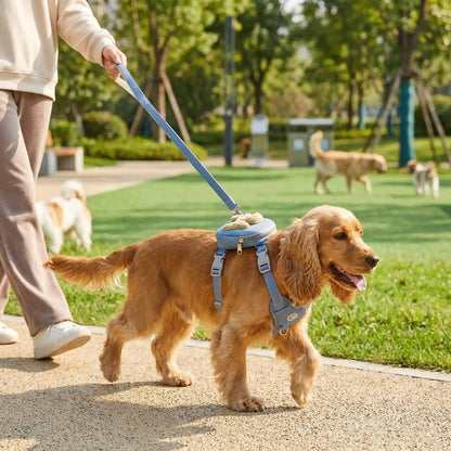 Harnais chien transport friandise cocker