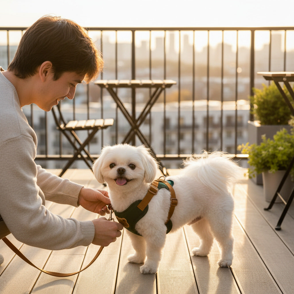 Harnais pour petit chien | Motif ourson