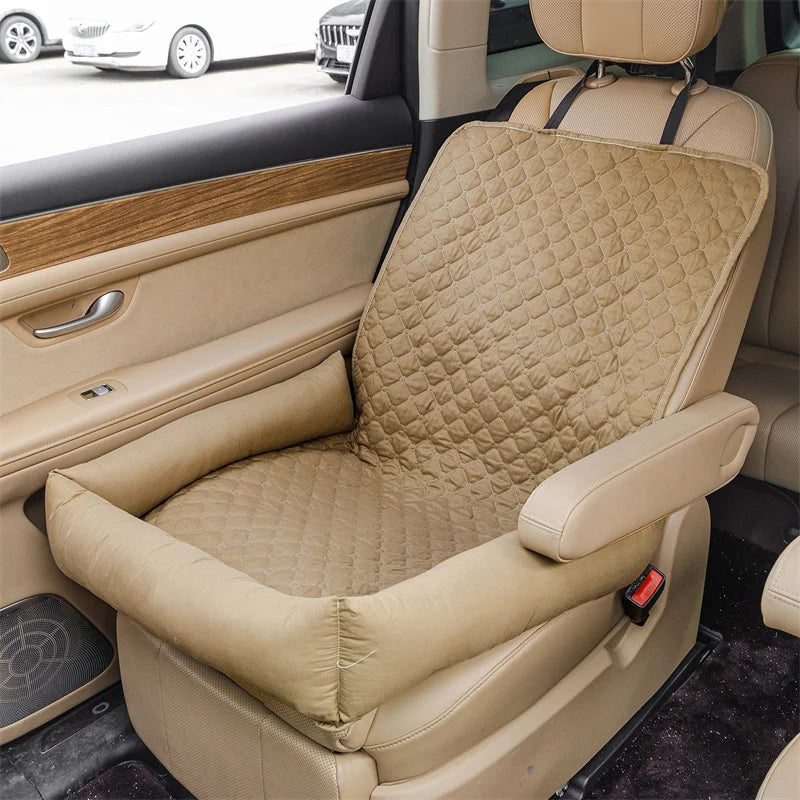 Housse voiture siège avant démo beige