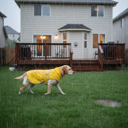 Imperméable chien | Haute visibilité avec capuche
