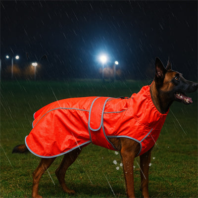 Imperméable chien | Haute visibilité avec capuche