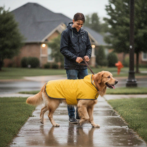 Imperméable chien | Voyager par tout les temps - grand