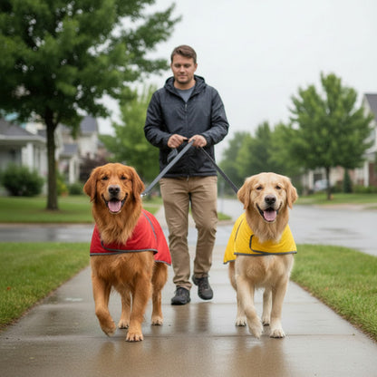 Imperméable chien | Voyager par tout les temps - grand