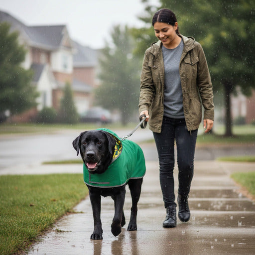 Imperméable chien | Voyager par tout les temps - grand