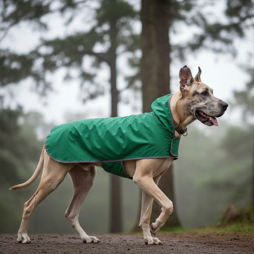 Manteau de pluie pour chien | Réversible et ajustable - jaune et vert