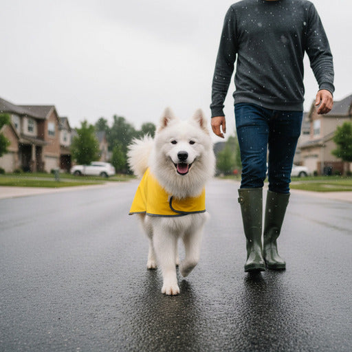 Manteau de pluie pour chien | Réversible et ajustable - jaune et vert