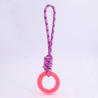 Jouet chien amusement interactif modèle rose