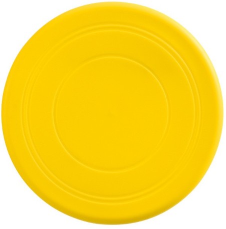 Jouet chien disque volant flottant jaune