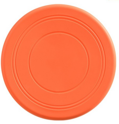 Jouet chien disque volant flottant orange