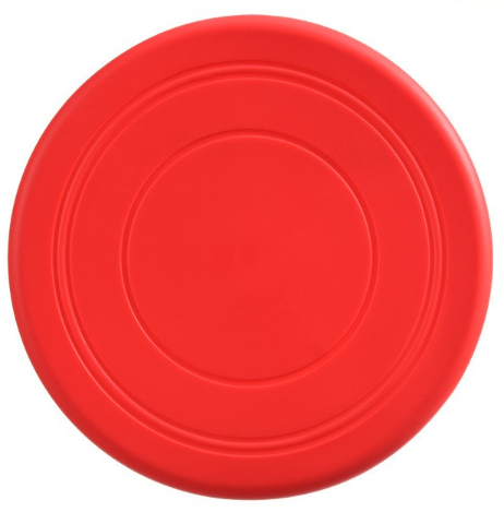 Jouet chien disque volant flottant rouge