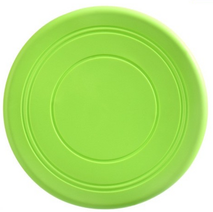 Jouet chien disque volant flottant vert