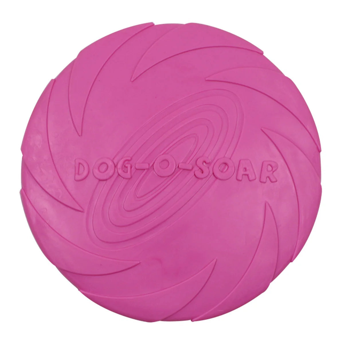 Jouet chien disque volant pliable rose
