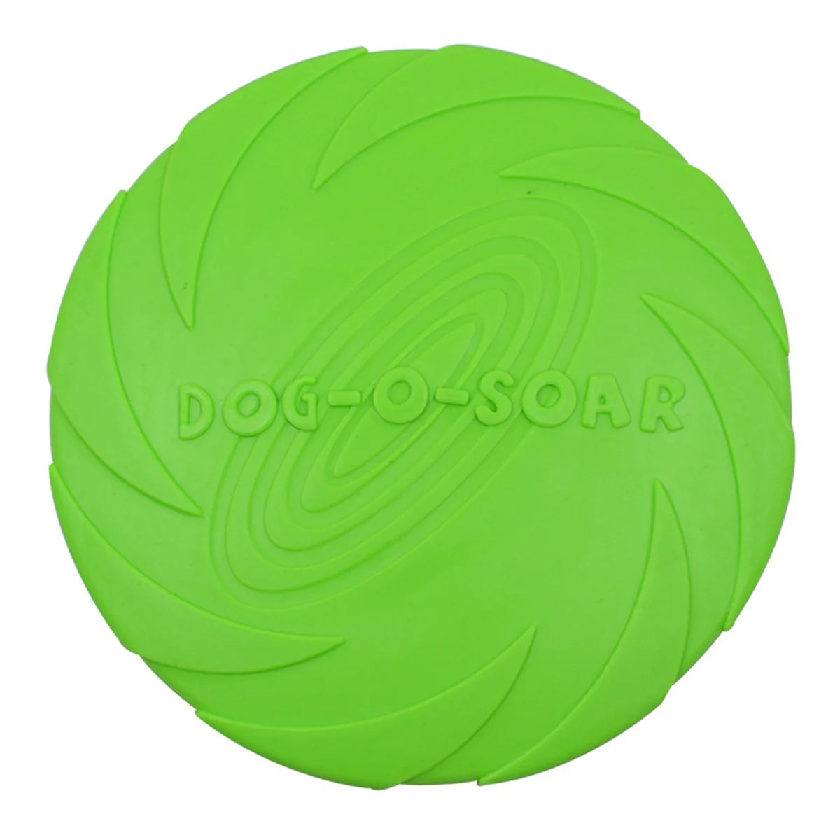 Jouet chien disque volant pliable vert