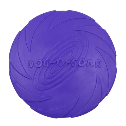 Jouet chien disque volant pliable bleu