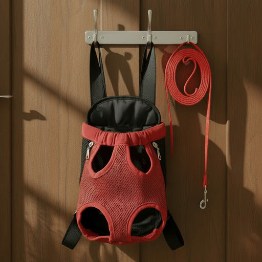 Longe chien | Nylon résistant rouge et vert